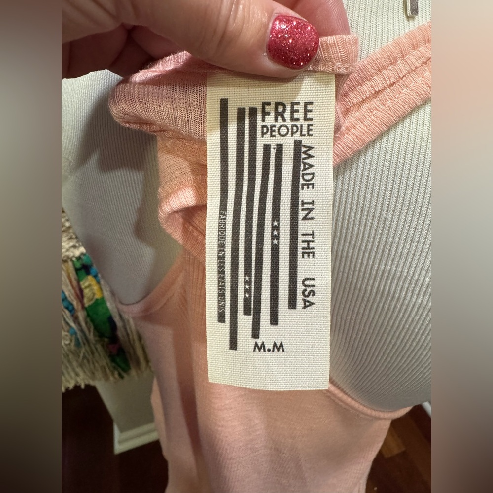 Free People Light Pink Tank Top - Picture 4 of 5